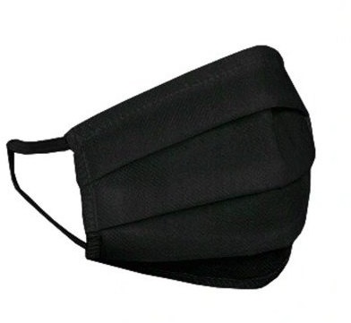 HEXA HEALTH doppelschichtige schwarze Baumwollschutzmaske