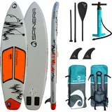 Spinera SUP Board Set Light 340 x 84,5 x 15 cm grau