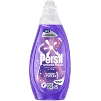 Persil Wonder Wash Dazzling White Flüssigwaschmittel mit schillernder Weiß-Technologie, pflegt und hellt weiße und helle Kleidung auf, 1,485 l (55 Waschgänge)