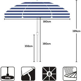 Sekey Ø 160 cm Blau