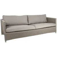 Möbel Garten Sofa Diamond 3-Sitzer - ROTST - Taupe