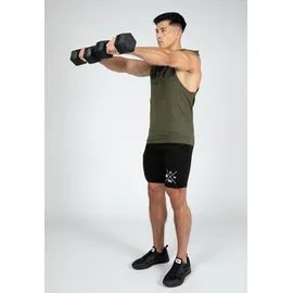 Gorilla Wear Tanktop mit Kapuze - Rogers - Armeegrün