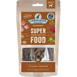 Lakefields Trockenfutter Hund SUPERFOOD Premium LANDHUHN für ausgewachsene Hunde, 4 x 1 kg