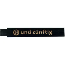 Heka Zollstock 50 und zünftig 2 m, schwarz