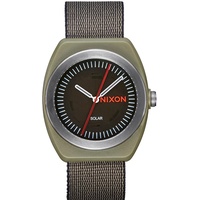 Nixon Herren Analog Quarz Uhr mit Kunststoff Armband A13221085-00