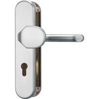 Abus Tür-Schutzbeschlag KLT512 F1 für Feuerschutztüren, rund, aluminium, 425592