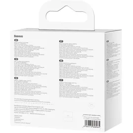 Baseus GaN5 Pro Quick Wall Charger C+U, PD3.0, QC4.0 +, AFC, 100W EU White (CCGP090202)