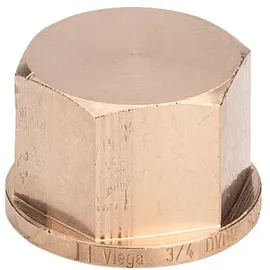 Viega Kappe 3/4" Rotguss