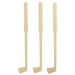 Papstar 1000 Getränke-Quirle, Bambus pure 15 cm Golf