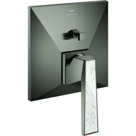Grohe Allure Brilliant Private Collection Einhand-Wannenbatterie, White Attica Ceasarstone, Unterputzmontage, 24426AL0, Farbe: hard graphite gebürstet