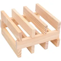 VidaXL 150-tlg. Holzbausteine-Set Kiefer Massivholz
