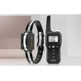rojeco Elektrisches Antibellhalsband 1000 m Schwarz One Size
