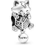 Pandora Kätzchen & Garnknäuel Charm in Sterling Silber Moments Collection