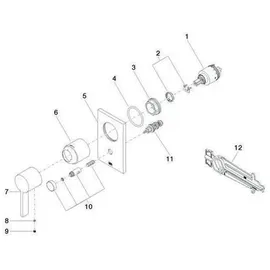 Dornbracht IMO Einhandmischer Unterputzmontage für 1 Verbraucher Chrom 36120670-00