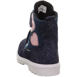 superfit Klettstiefel Blau/Rosa 33