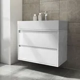 Megabad Pure 2.0 Waschtischunterschrank 70 cm mit 2 Auszügen 21SF1101070I, Badmöbel,