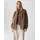 Opus Winterjacke HULDA im Blousonstil lockere Passform, weicher Griff, matter Glanz in der Oberfläche braun 38