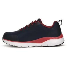 SKECHERS Herren ARCH FIT Sr Ringstap Sneaker, Marine/Rot, 44 - 44