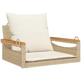 vidaXL Hängesessel mit Kissen Beige
