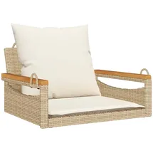 vidaXL Hängesessel mit Kissen Beige