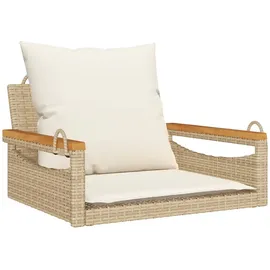vidaXL Hängesessel mit Kissen Beige