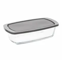 5Five Keepeat Glas-Brotlaibform mit Deckel 27 x 14 cm
