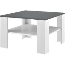 [en.casa] Couchtisch Aachen Grau Eiche 60 x 40 cm