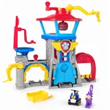 Spin Master PAW Patrol Air Rescue Pup Squad Flughafen Tower mit Fahrzeugstarter, Chase-Pup Squad Racer und Bürgermeister-Figur