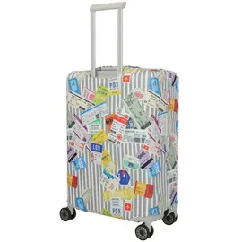 Travelite Kofferhülle L multicolor "tickets"