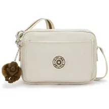 Kipling Abanu Umhängetasche Polyamid Weiß/Braun