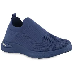 Damen Slip Ons in Blau