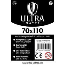 happyshops Shield Ultra Matte 19 - 100 Super Sleeves für Kartengröße 70x110 mm