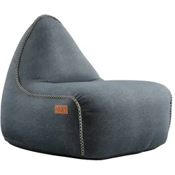 SACK it - RETRO it Canvas Sitzsack, petrol