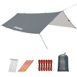 KingCamp Camping Tarp Bowman Sonnensegel Bus Zelt Wind Schutz Plane Dach UV 50+ XL - 3 x 5 m