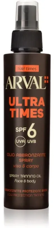 Arval Half Times Ultra Times SPF 6 Sonnenöl für Körper und Gesicht 125 ml