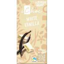 ichoc (czekolady na napoju ryżowym) White Vanilla Schokolade bio 100 g