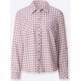 Casual Looks Flanellbluse rosa 40