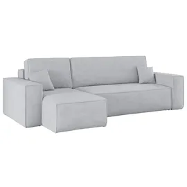 kaiser möbel Ecksofa Cord 4-Sitzer Grau