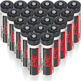 Eve 20x EVE ER14505 AA Lithium-Thionylchlorid 3,6V 2400mAh Batterie
