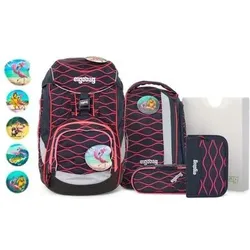 ERGOBAG ERG-SET-001-9Y2 pack Schulrucksack-Set WellenreitBär special editon LUMI, 6-teilig