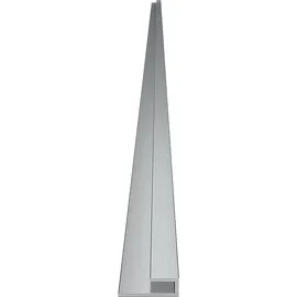 Evenes Duschrückwand Aluminium eloxiert grau