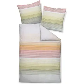 JANINE J. D. 87113 08 gestreift multicolor 200 x 220 cm + 2 x 80 x 80 cm