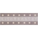 primaflor Kitchen Star Küchenläufer 45 x 145 cm grau