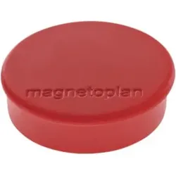 Magnetoplan Magnet Discofix Hobby, 10 Stück, rot