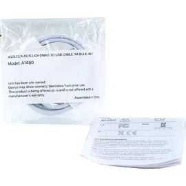 Apple Lightning auf USB Kabel 1,0m