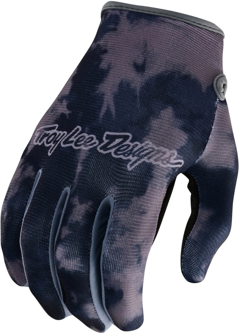 Troy Lee Designs Flowline Plot Motorcross handschoenen, zwart-grijs, S