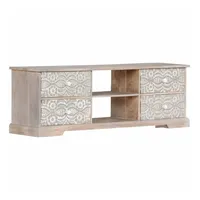VidaXL TV-Schrank 120x30x40 cm Massivholz Akazie