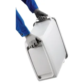 Durable Durabin 60 l grau mit grünem Deckel