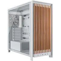 Corsair FRAME 5000D WOOD RS Midi Tower Walnuss, Weiß
