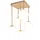 OTTO home Nellin 5 E14 quadratisch beige matt/opal weiß